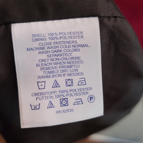 Lands End Hot pink midweight jacket 💕 - Picture 5 of 5